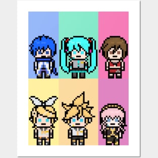 Vocaloid Pixel Art Posters and Art